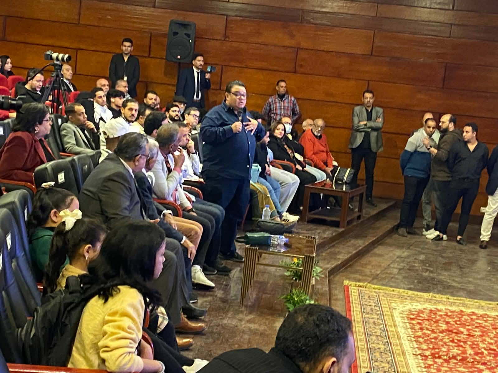 كلمة المخرج خالد جلال في ختام المهرجان الدولي الثالث للمسرح بالمنيا